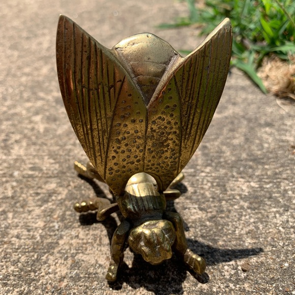 Brass Fly ashtray - Picture 9 of 12